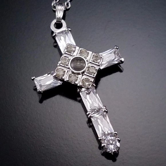 NIB Montebello Collection -The Lord's Prayer 16" Cross Necklace- Adult - Picture 1 of 10